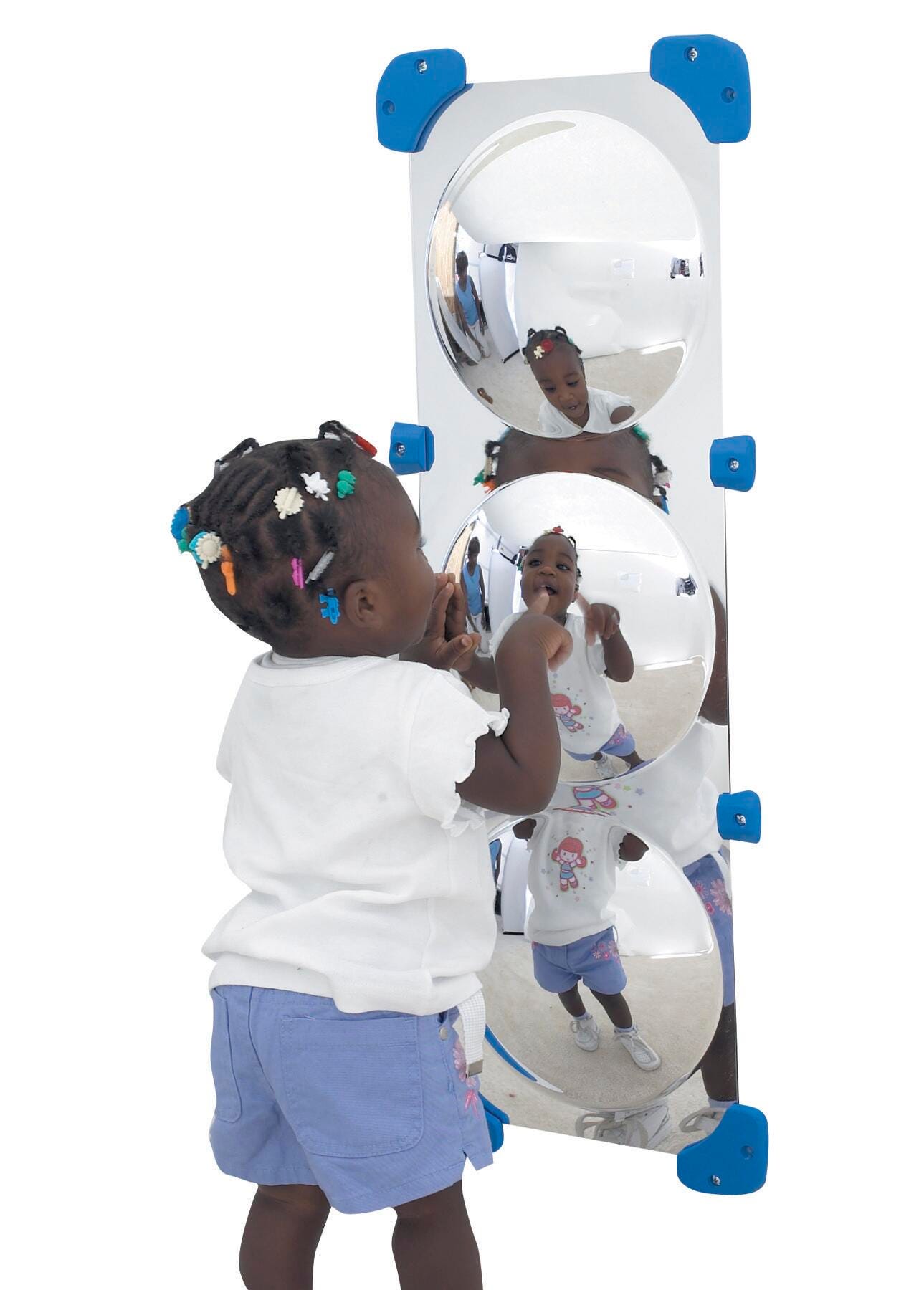 Children's Factory 3-Bubble Mirror Border, 32 x 11 in, Item Number 1363327